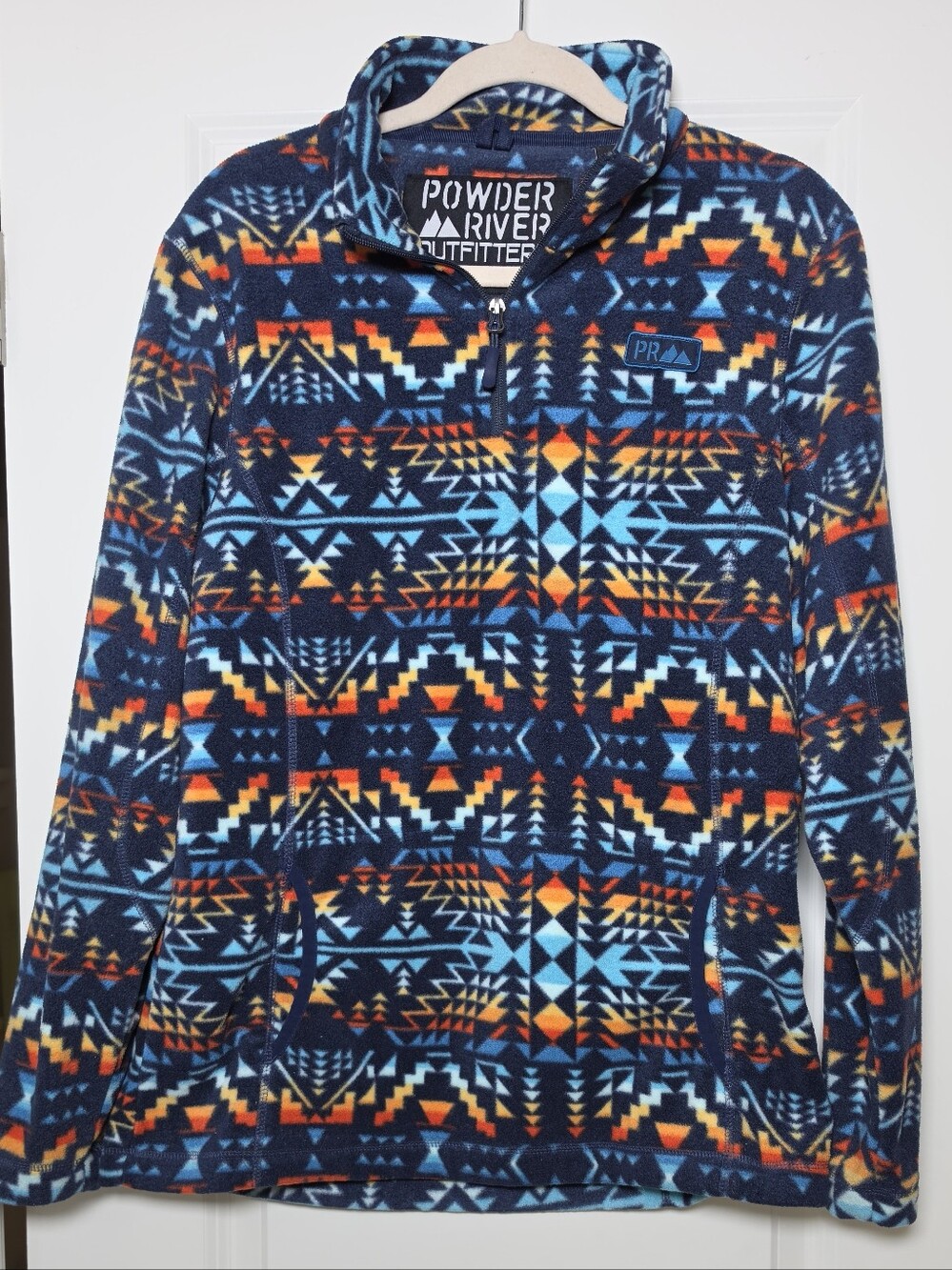 Powder River Outfitters Panhandle Women's M Southwest Aztec Fleece Pullover